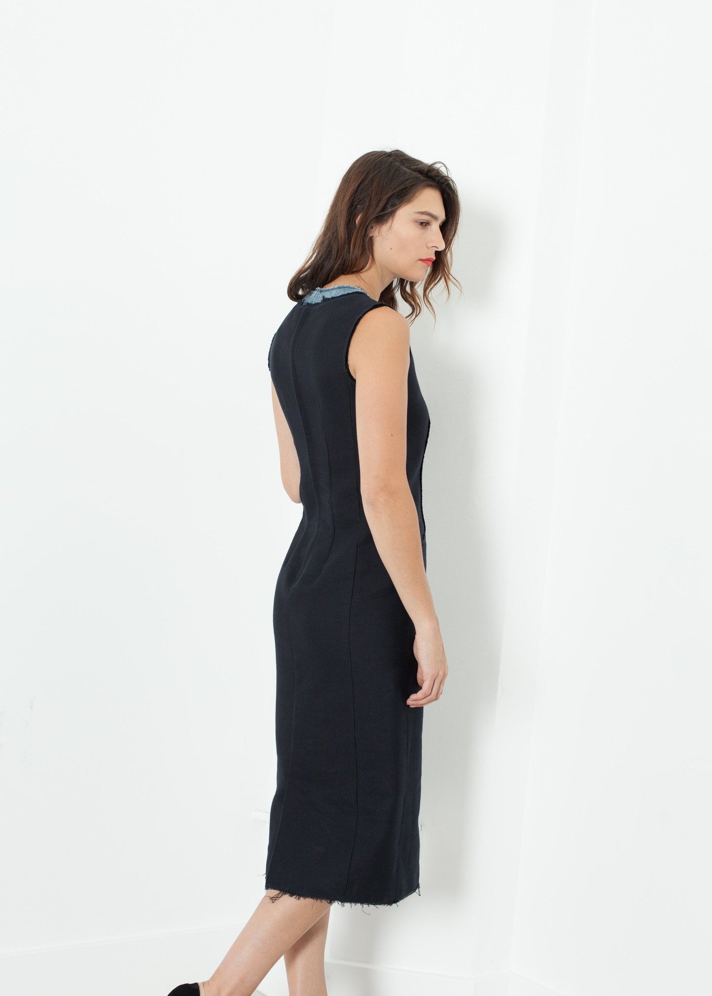 Denim Dress in Denim Bis2