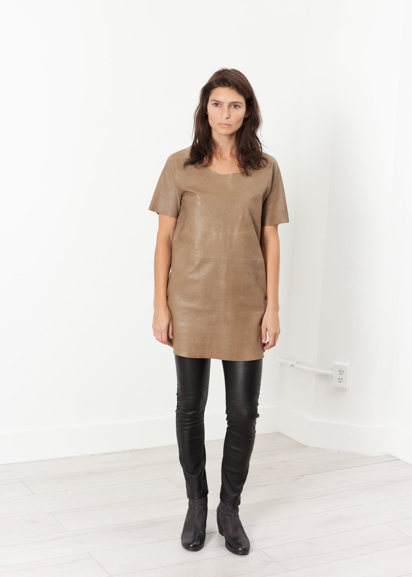 Leather Front Tunic Bis2